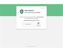 Tablet Screenshot of homam.in